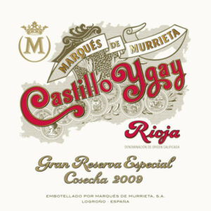 Marques de Murrieta 2009 Castillo Ygay Gran Reserva Especial - Tempranillo Red Wine