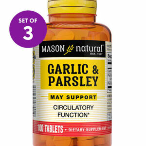 Mason Natural Vitamins & Supplements - 100-Ct. Garlic & Parsley Tablets - Set of Three