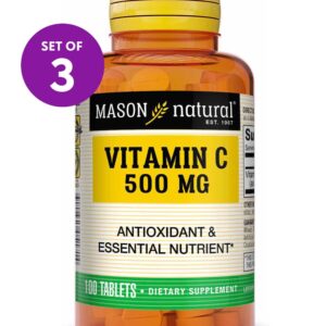 Mason Natural Vitamins & Supplements - 100-Ct. Vitamin C 500-Mg Ascorbic Acid Supplement - Set of Three