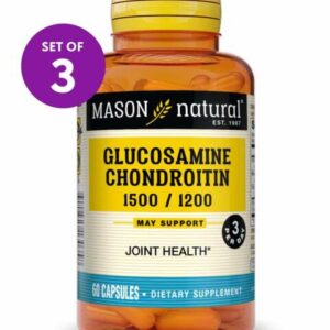 Mason Natural Vitamins & Supplements - 60-Ct. Glucosamine Chondroitin 1500/1200 Capsules - Set of Three