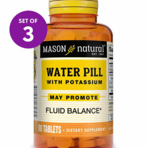 Mason Natural Vitamins & Supplements - 90-Ct. Herbal Diuretic Potassium Water Pill - Set of Three