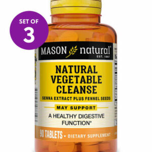 Mason Natural Vitamins & Supplements - 90-Ct. Natural Vegetable Laxative Tablets - Set of Three