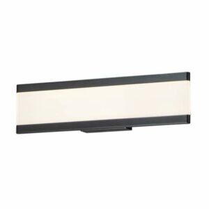 Maxim 24752FT Visor 18" Wide Integrated LED Bath Bar Black Indoor Lighting Bathroom Fixtures Bath Bar