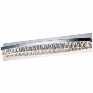 Maxim 38368BC Icycle 30" Crystal LED Bath Bar Polished Chrome Indoor Lighting Bathroom Fixtures Bath Bar