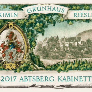 Maximin Grunhauser 2017 Abtsberg Riesling Kabinett - White Wine