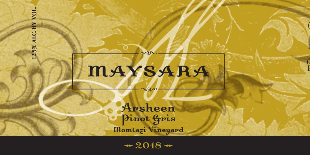 Maysara 2018 Arsheen Pinot Gris - Pinot Gris/Grigio White Wine