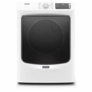 Maytag MED6630H 27 Inch Wide 7.3 Cu Ft. Energy Star Rated Electric Dryer with Steam Enhanced Cycles White Laundry Appliances Dryers Electric Dryers