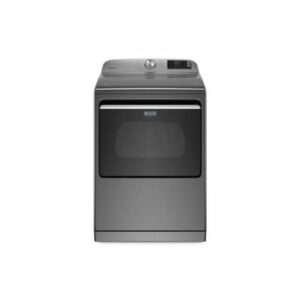 Maytag MED7230H 27 Inch Wide 7.4 Cu. Ft. Energy Star Rated Electric Dryer with Smart Control Metallic Slate Laundry Appliances Dryers Electric Dryers