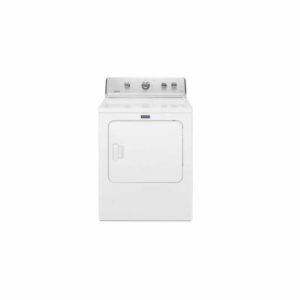 Maytag MEDC465H 29 Inch Wide 7 Cu Ft. Electric Dryer with IntelliDry Sensor White Laundry Appliances Dryers Electric Dryers