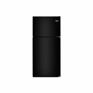 Maytag MRT311FFF 33 Inch Wide 21 Cu. Ft. Energy Star Rated Full Size Refrigerator Black Refrigeration Appliances Full Size Refrigerators Top Freezer
