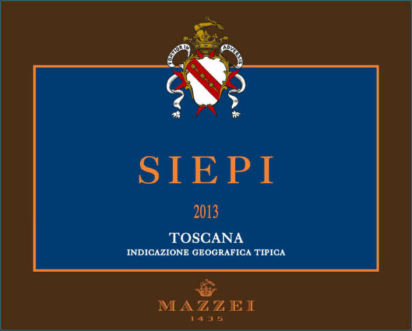 Mazzei 2013 Fonterutoli Siepi - Tuscan Blends Red Wine