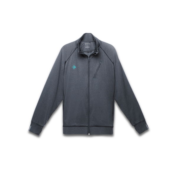 Men's Track Jacket - Medium - Heather Grey