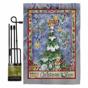 Merry Christmas to You Winter Christmas Garden Flag Set