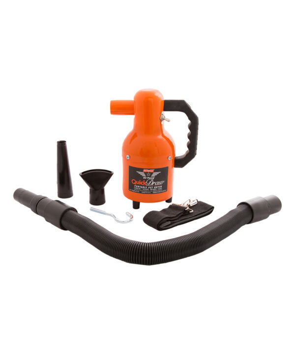 MetroVac Orange - Orange Air Force Quick Draw Portable Pet Dryer