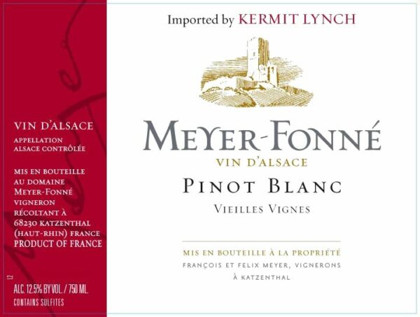 Meyer-Fonne 2018 Vieilles Vignes Pinot Blanc - White Wine