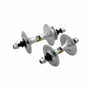 Miche Primato Large Flange pair of Track Hubs - 32H - Silver