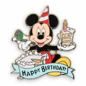 Mickey Mouse Happy Birthday Pin Official shopDisney