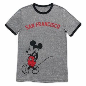 Mickey Mouse Ringer T-Shirt for Adults San Francisco Official shopDisney