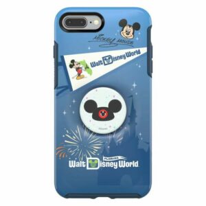 Mickey Mouse iPhone 8 Plus Case by Otterbox with Ear Hat PopSockets PopGrip Walt Disney World