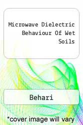 Microwave Dielectric Behaviour Of Wet Soils