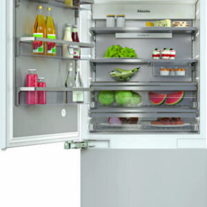 Miele 36 Inch MasterCool 36" Built In Counter Depth Bottom Freezer Refrigerator KF2912VI