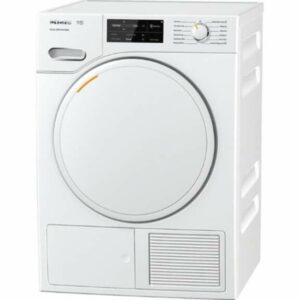 Miele TWF160WP T1 White Series 24 Inch Wide 4.03 Cu Ft. Energy Star Rated Dryer with WiFiConn@ct Lotus White Laundry Appliances Dryers Electric Dryers