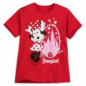 Minnie Mouse Sleeping Beauty Castle T-Shirt for Girls Disneyland