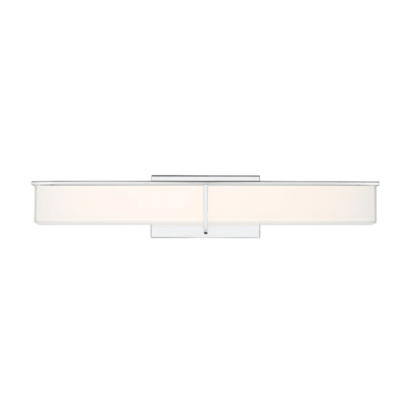 Miseno ML99425 24" Wide LED Bath Bar Polished Chrome Indoor Lighting Bathroom Fixtures Bath Bar