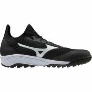 Mizuno Men's Dominant All-Surface Low Turf Cleats Black/White, 5 - Adult Baseball at Academy Sports