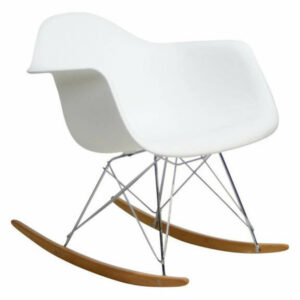 Modern Contemporary Living Room Lounge Chair White