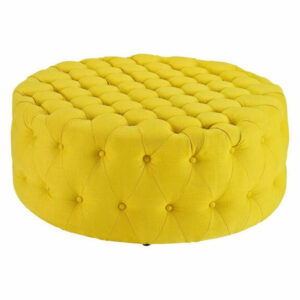 Modern Contemporary Urban Design Living Lounge Room Ottoman, Yellow, F