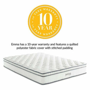 Modern Contemporary Urban Living Design 10" Mattress, White