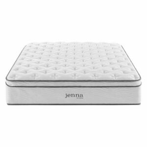 Modern Contemporary Urban Living Design 14" Mattress, White