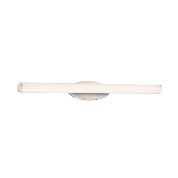 Modern Forms WS-14824 Mini Loft Single Light 24" Wide Integrated LED Bath Bar Brushed Nickel Indoor Lighting Bathroom Fixtures Bath Bar