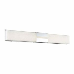 Modern Forms WS-25837 Vodka Single Light 37" Wide Integrated LED Bath Bar Chrome Indoor Lighting Bathroom Fixtures Bath Bar