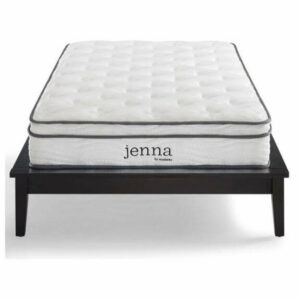 Modway Jenna 8" Twin Innerspring Mattress in White