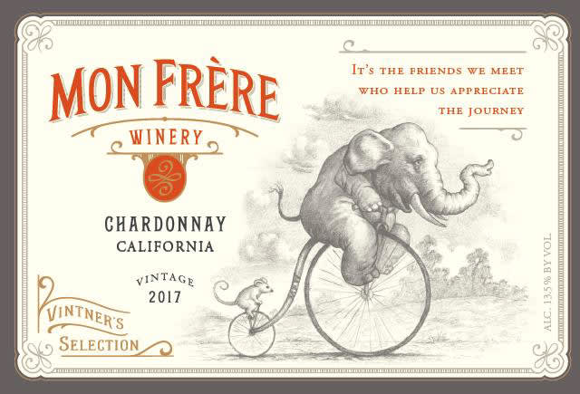 Mon Frere 2017 Chardonnay - White Wine