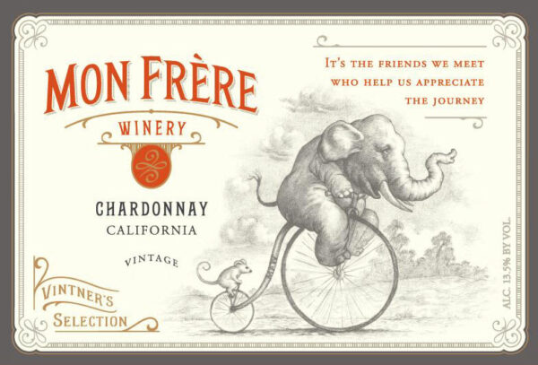 Mon Frere 2018 Chardonnay - White Wine
