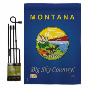 Montana Americana States Garden Flag Set