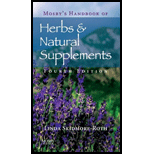 Mosby's Handbook Of Herbs And Natural Supplement