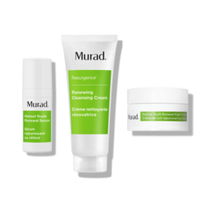 Murad Active Renewal Regimen 30-Day Kit | 5-Piece Set | Exfoliates & Targets Wrinkles