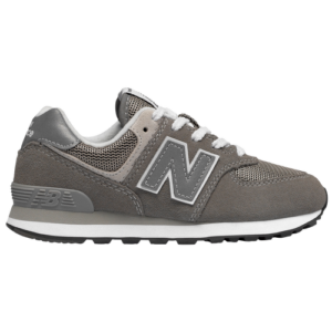 New Balance Boys New Balance 574 Classic - Boys' Grade School Running Shoes Grey/Grey Size 05.0