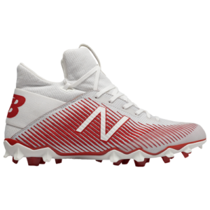 New Balance Freeze 2.0 - Men's Molded Cleats Shoes - White / Red, Size 15.0