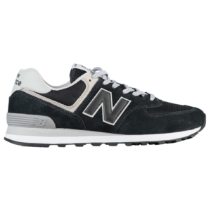 New Balance Mens New Balance 574 Classic - Mens Running Shoes Black/Gray/White Size 10.0