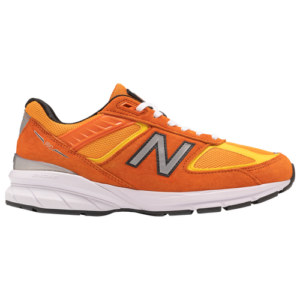 New Balance Mens New Balance 990v5 - Mens Shoes Orange/Yellow Size 10.0