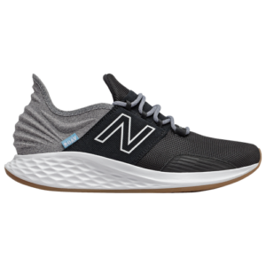 New Balance Mens New Balance Fresh Foam Roav - Mens Running Shoes Black/Light Aluminum Size 09.0