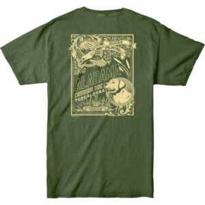 New World Graphics Men's University of Alabama Ducks Unlimited Engraved Graphic T-Shirt Green, Small - NCAA Men's Tops at Academy Sports