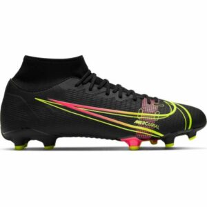 Nike Adults' Mercurial Superfly 8 Academy Multi-Ground Soccer Cleats Black/Dark Green, 11.5 / 13 - Adult Soccer at Academy Sports