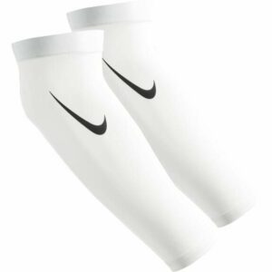 Nike Adults' Pro Dri-FIT Shiver 4.0 Sleeves 2-Pack White/Black - Football Equipment at Academy Sports