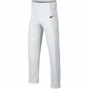 Nike Boys' Core Open Hem Baseball Pants White/Black, Large - Youth Baseball Tops/Bttm at Academy Sports
